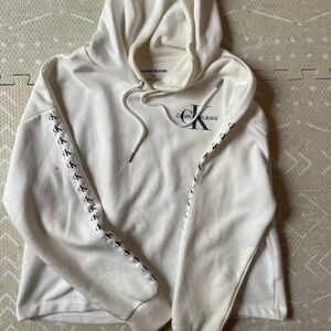 Women's Calvin Klein crop hoodie